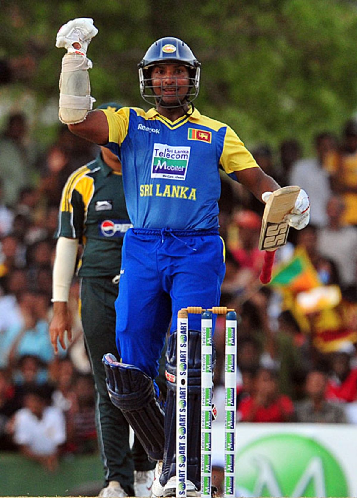 Kumar Sangakkara Exults After Sri Lanka Win The Game ESPNcricinfo