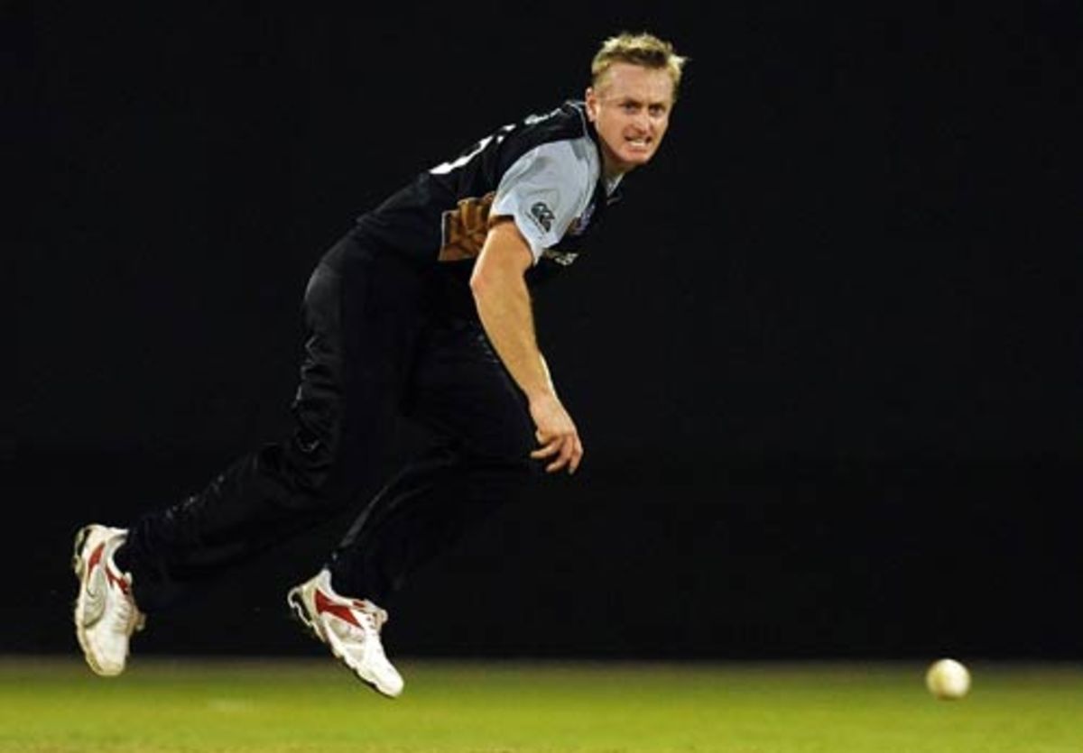 Scott Styris Sends Down A Delivery Espncricinfo