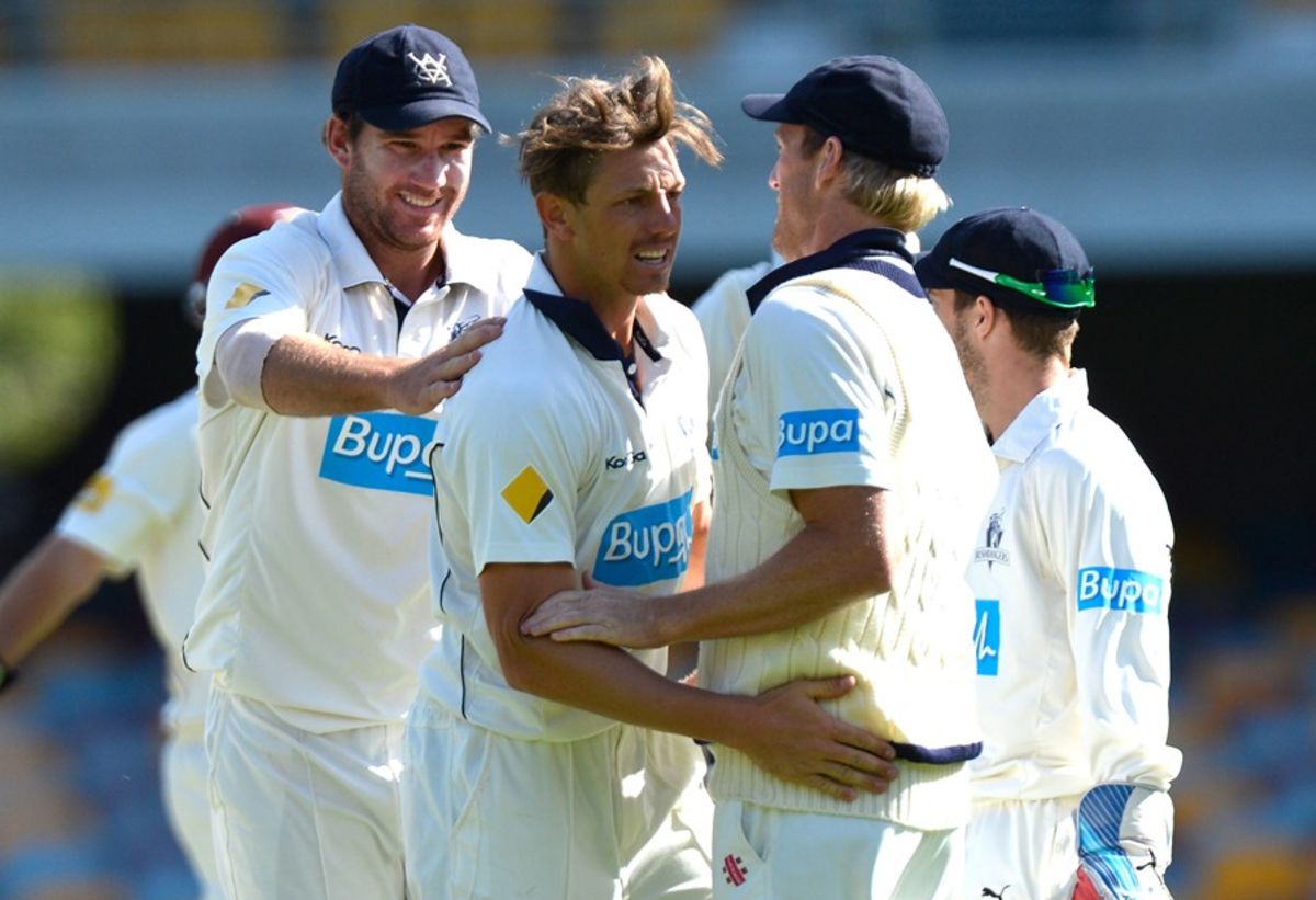 James Pattinson Celebrates One Of His Six Wickets Espncricinfo