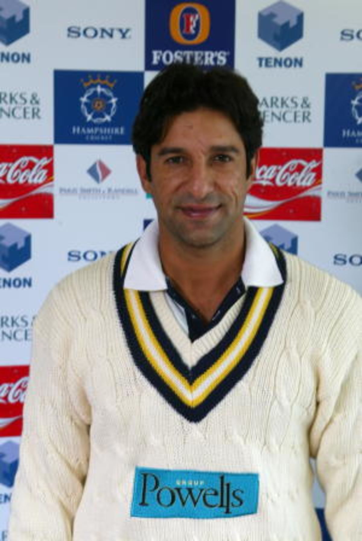 Wasim Akram Hampshire Cricketer ESPNcricinfo