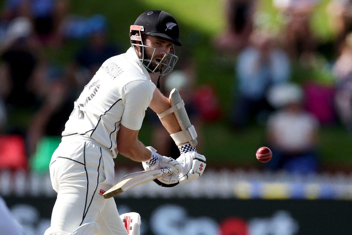 The Teams Take The Field At The Basin Reserve In Wellington On The