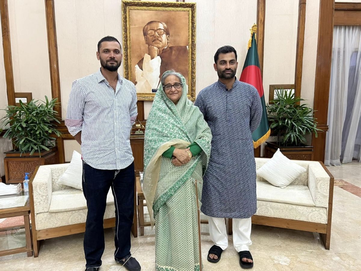 Former Bangladesh Captain Mashrafe Mortaza Was Present At Tamim Iqbal S