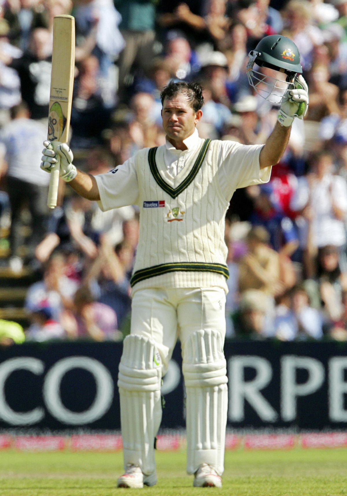 Ricky Ponting Reaches His Battling Hundred ESPNcricinfo