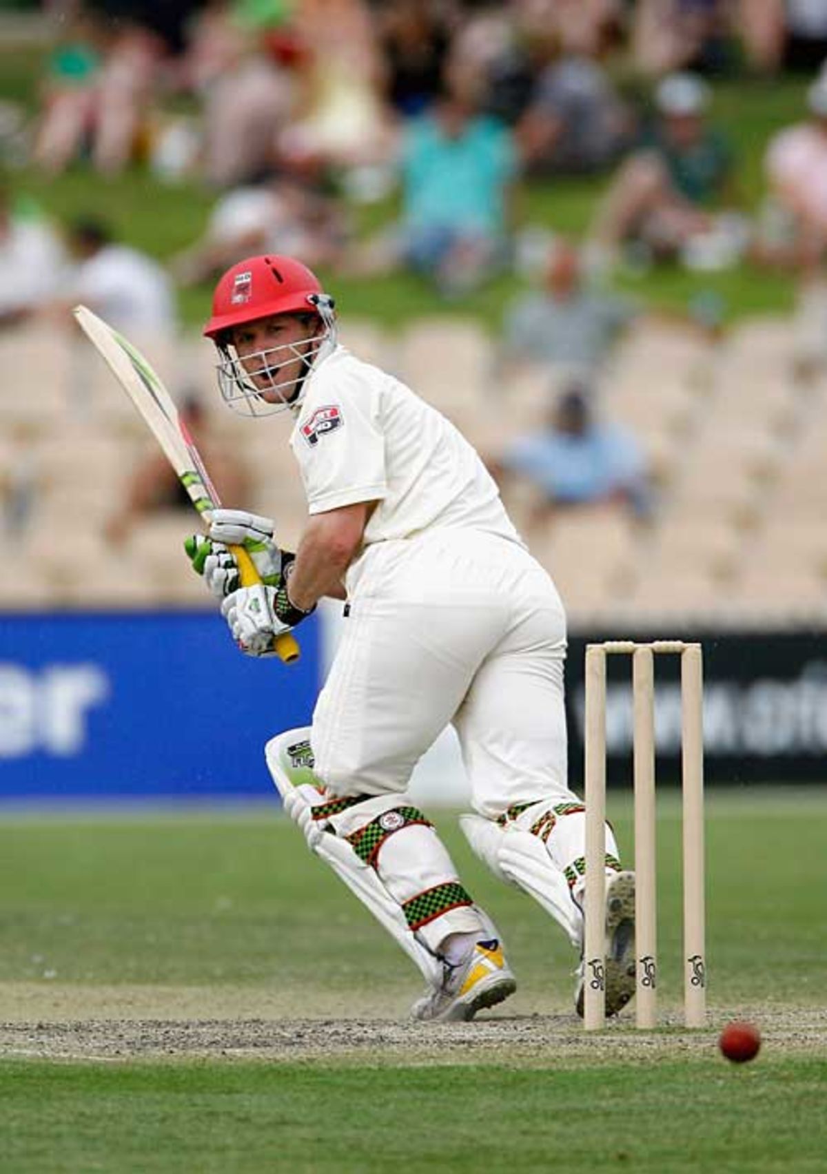 Daniel Harris Works The Ball Fine During His Unbeaten Espncricinfo