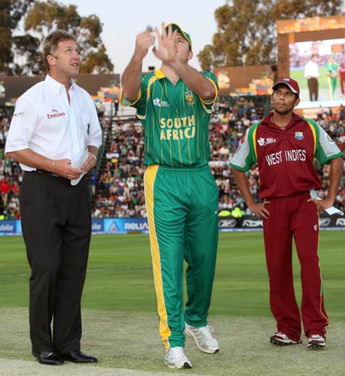 Adam Gilchrist Looks On After Playing A Pull Shot ESPNcricinfo