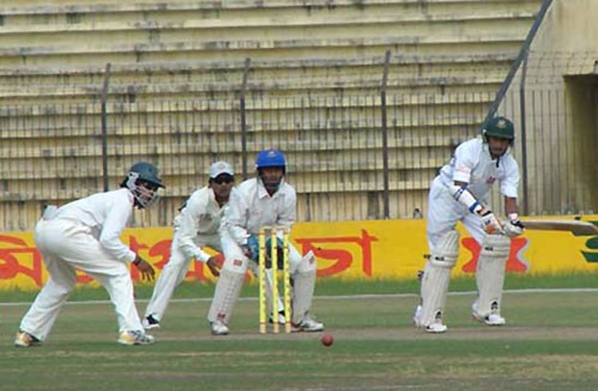 Khulna S Nazmus Sadat Turns The Ball To The On Side During His 61