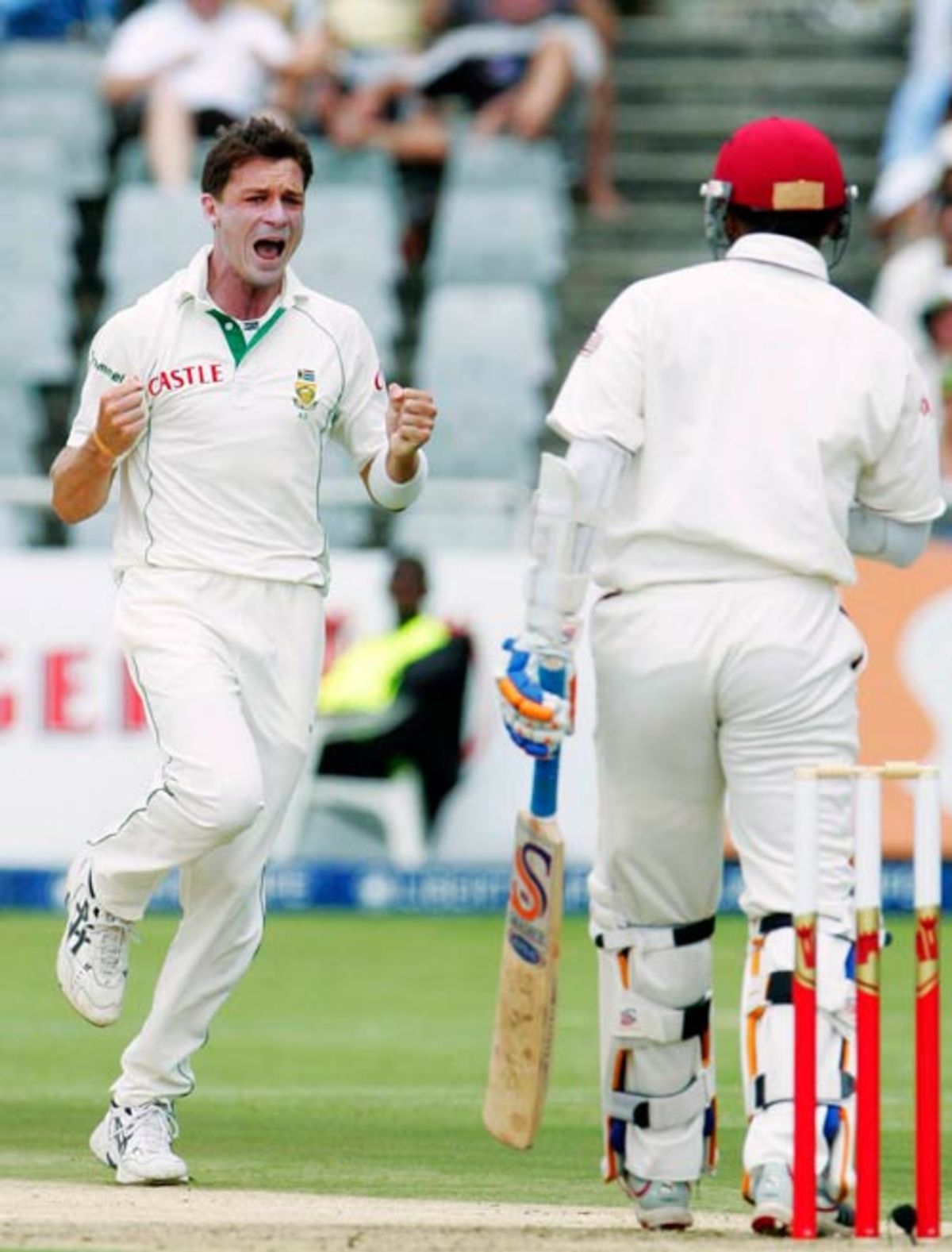 Dale Steyn Celebrates An Early Breakthrough ESPNcricinfo