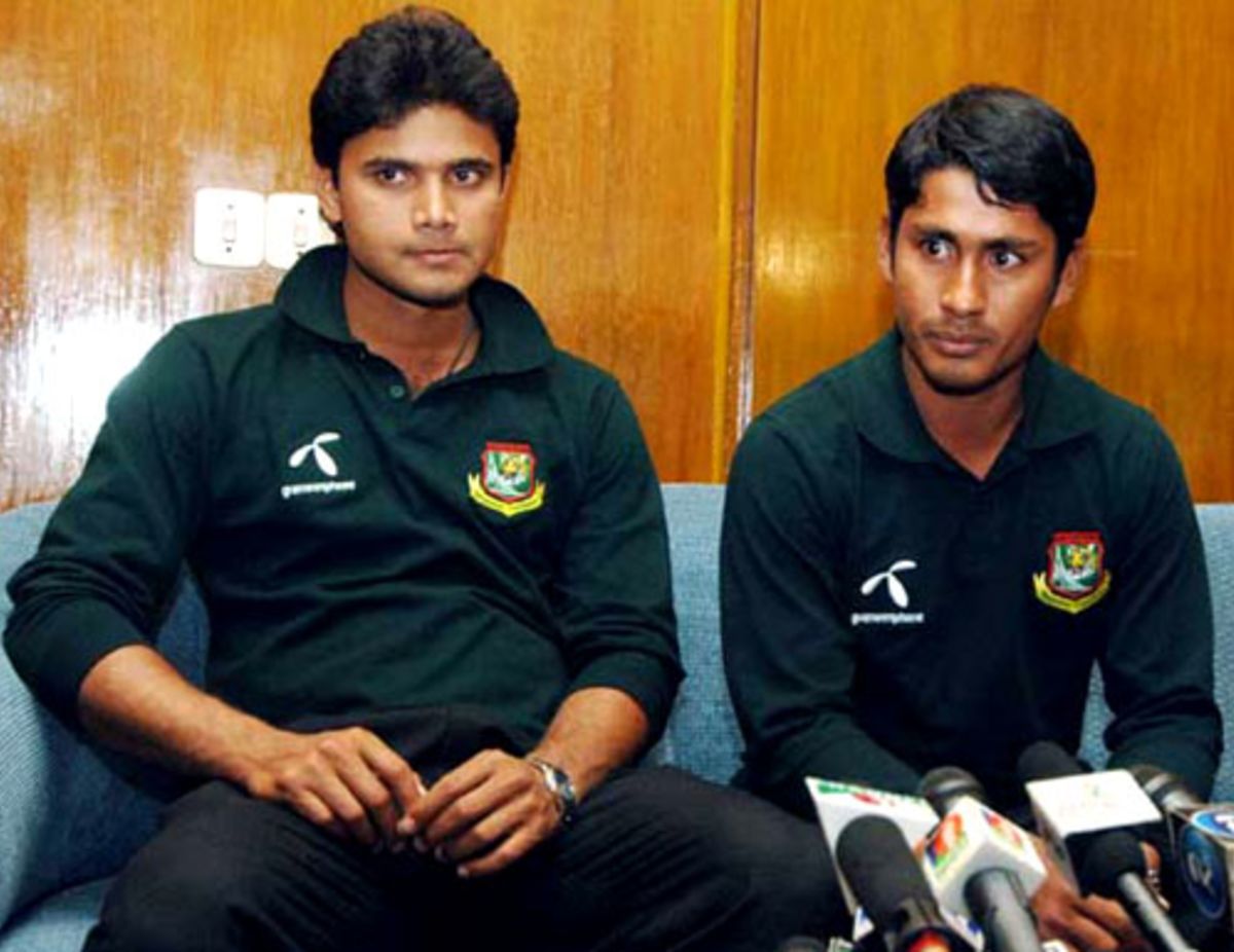 Mashrafe Mortaza And Mohammad Ashraful Face The Press ESPNcricinfo