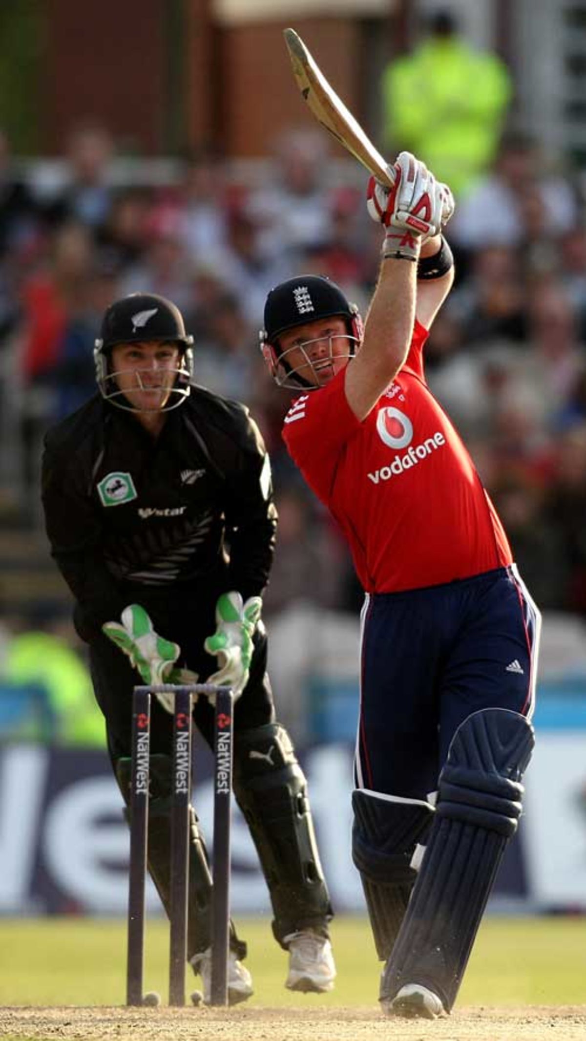 Ian Bell Lofts Straight Down The Ground ESPNcricinfo