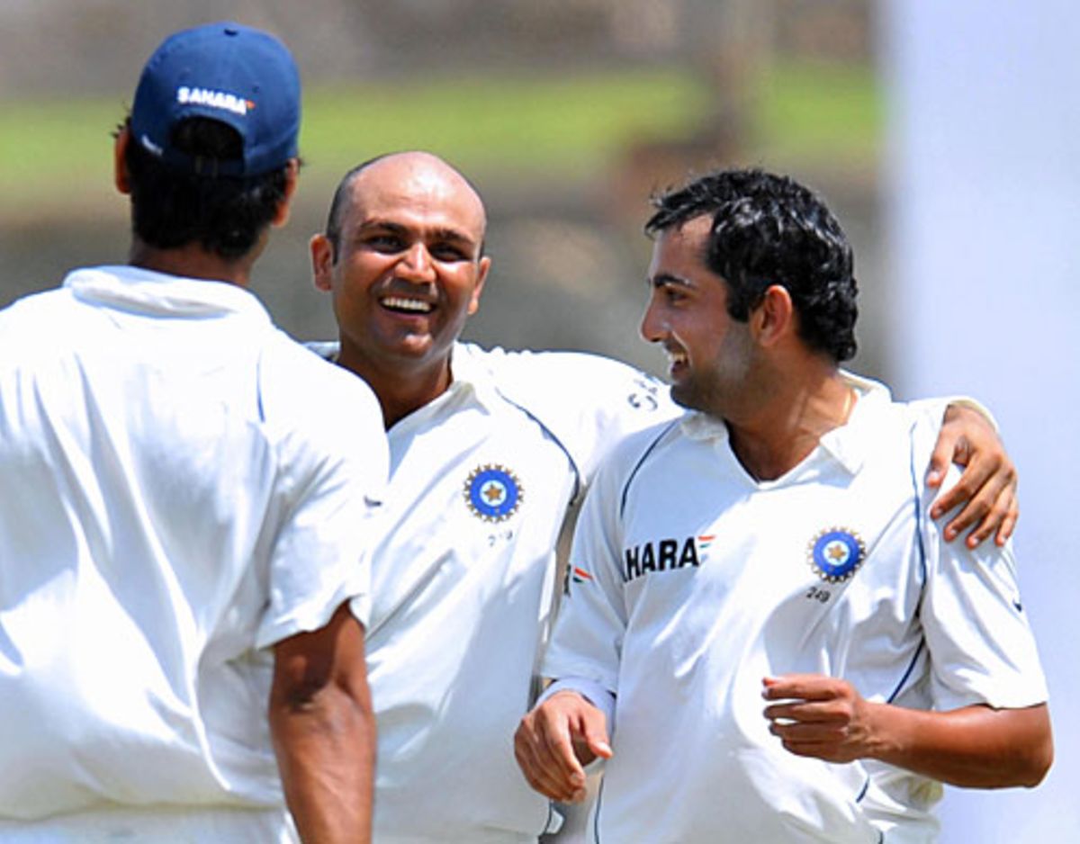 Virender Sehwag And Gautam Gambhir Take A Single ESPNcricinfo