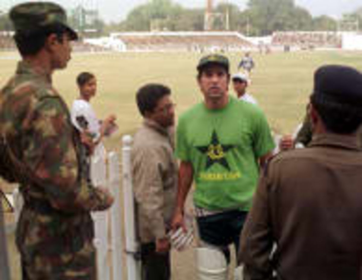 Yousuf Youhana Hooks A Boundary Espncricinfo