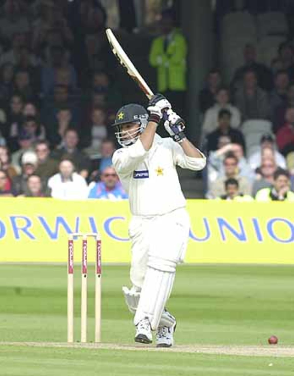 Gough Celebrates Yousuf Youhana S Dismissal Espncricinfo