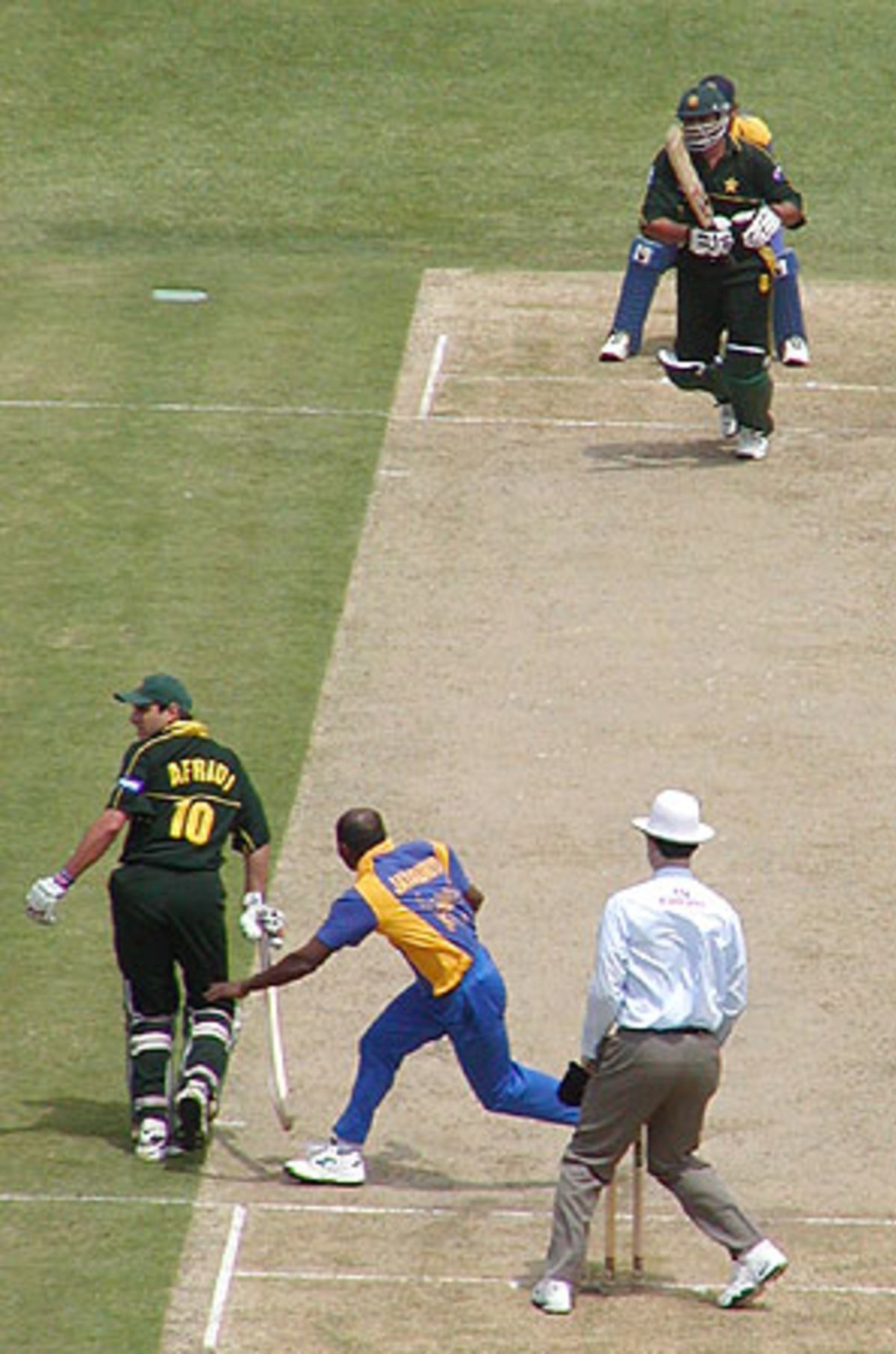 Inzamam Drives To The Off Side Espncricinfo