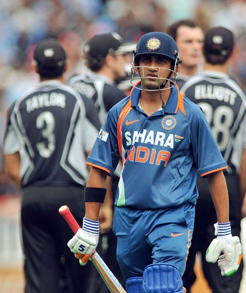 Gautam Gambhir Walks Back After Being Dismissed For Espncricinfo