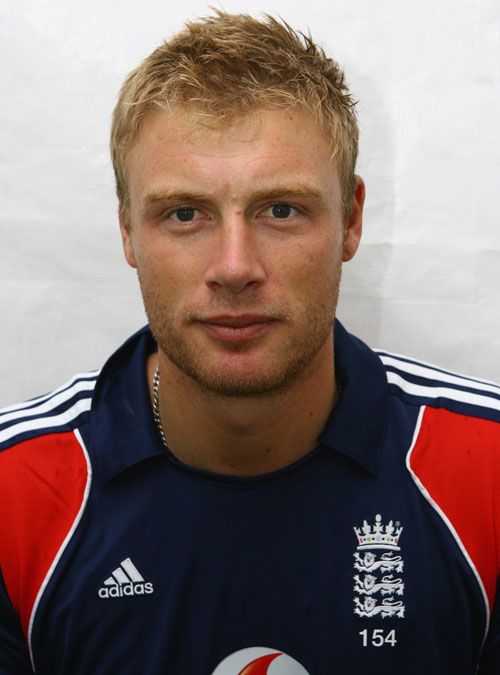 Portrait Of Andrew Flintoff Espncricinfo