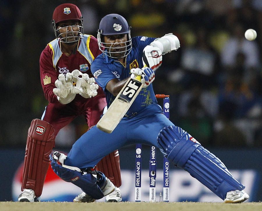 Mahela Jayawardene Attempts An Unorthodox Shot Espncricinfo