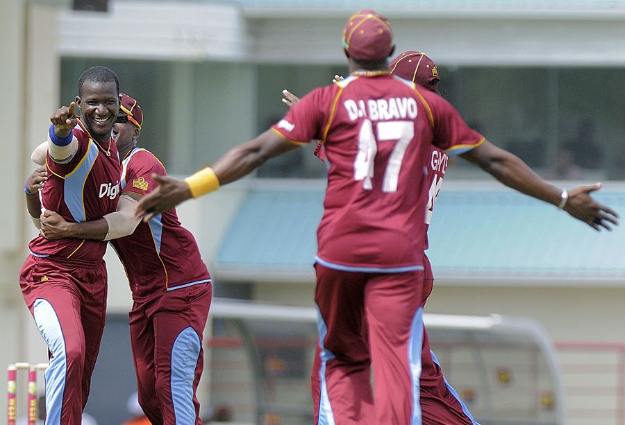 Darren Sammy Celebrates A Wicket ESPNcricinfo