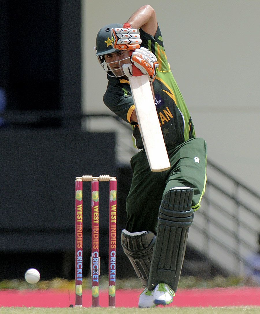 Ahmed Shehzad Drives Straight During His 64 ESPNcricinfo