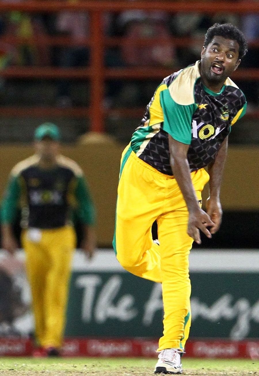 Muttiah Muralitharan In His Delivery Stride ESPNcricinfo