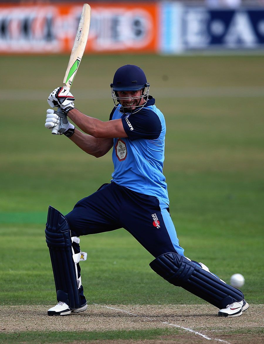 Billy Godleman Drives Through The Off Side Espncricinfo