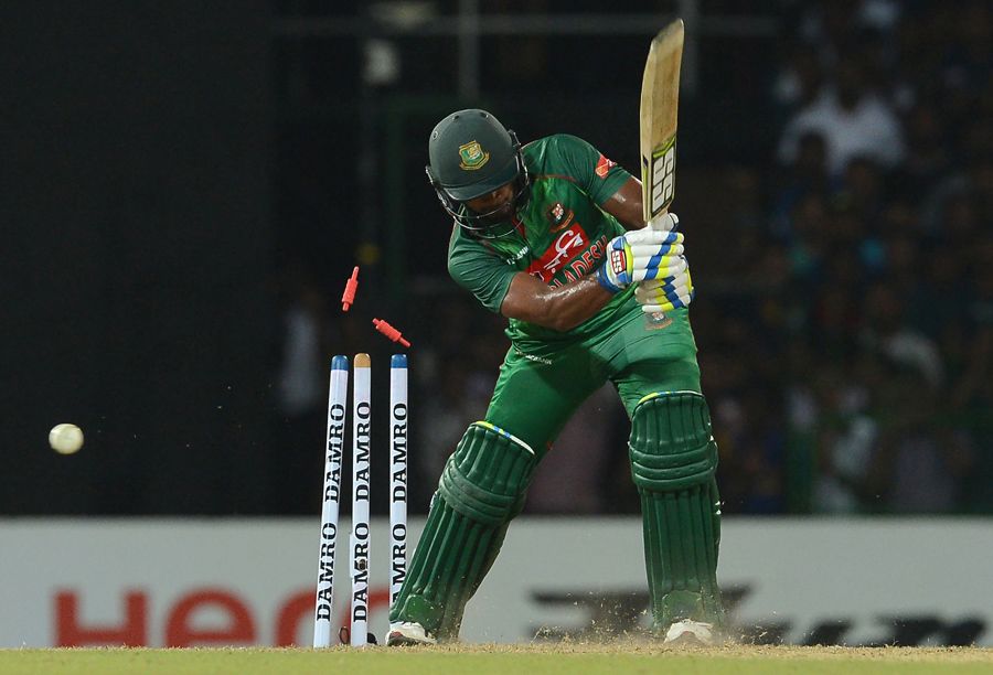 Sabbir Rahman Gets Castled By A Yorker Espncricinfo