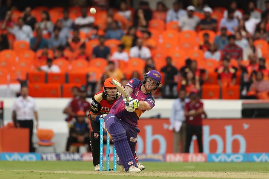 Ben Stokes Muscles The Ball For A Six ESPNcricinfo