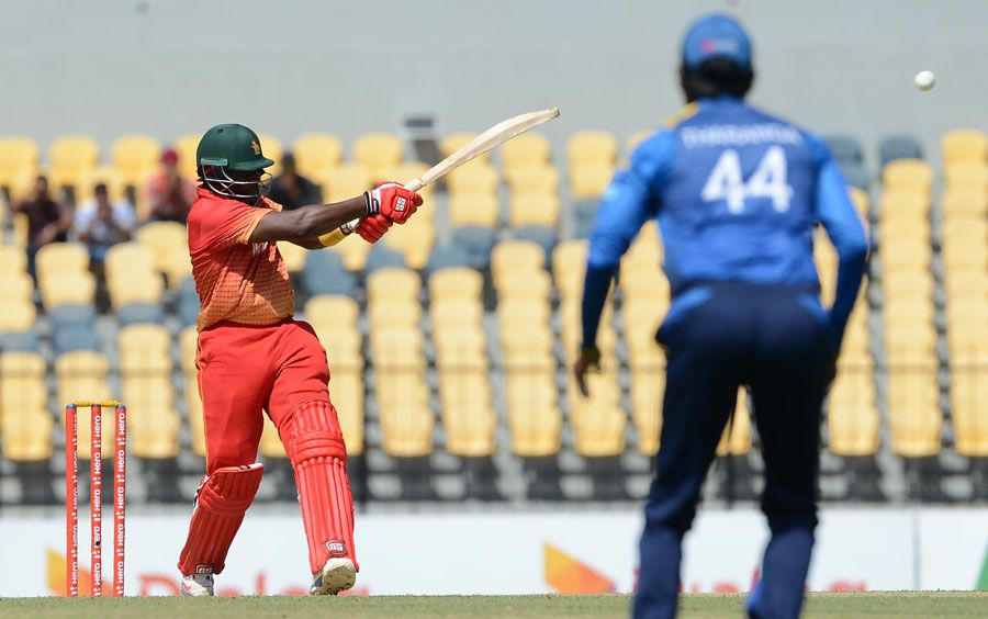 Hamilton Masakadza Slaps One Through The Leg Side Espncricinfo