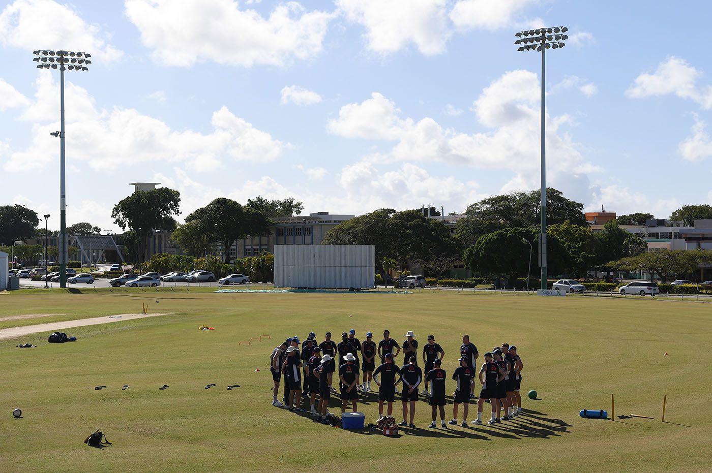 The England Huddle Before Play ESPNcricinfo