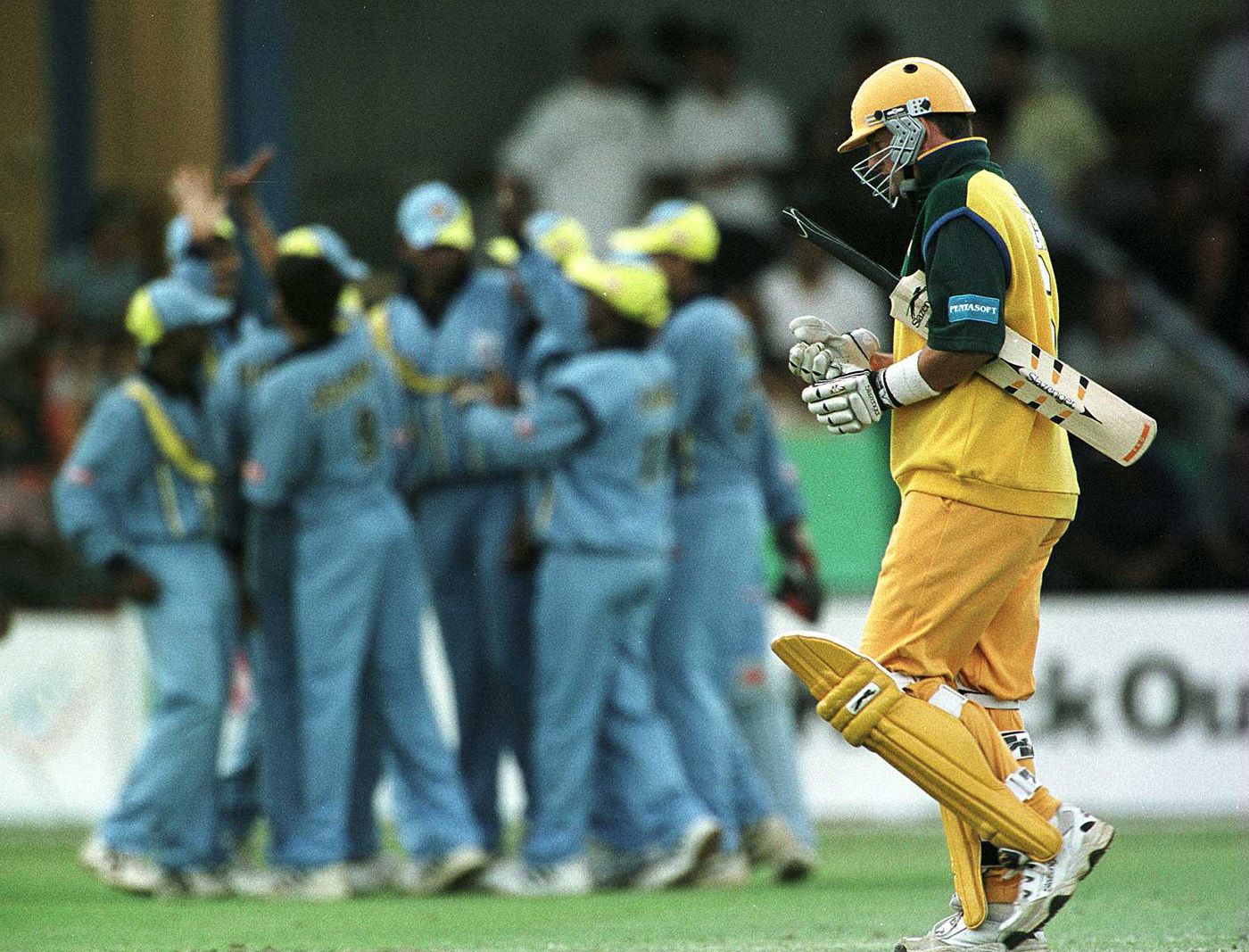 Mark Waugh Walks Back As India Celebrate Espncricinfo