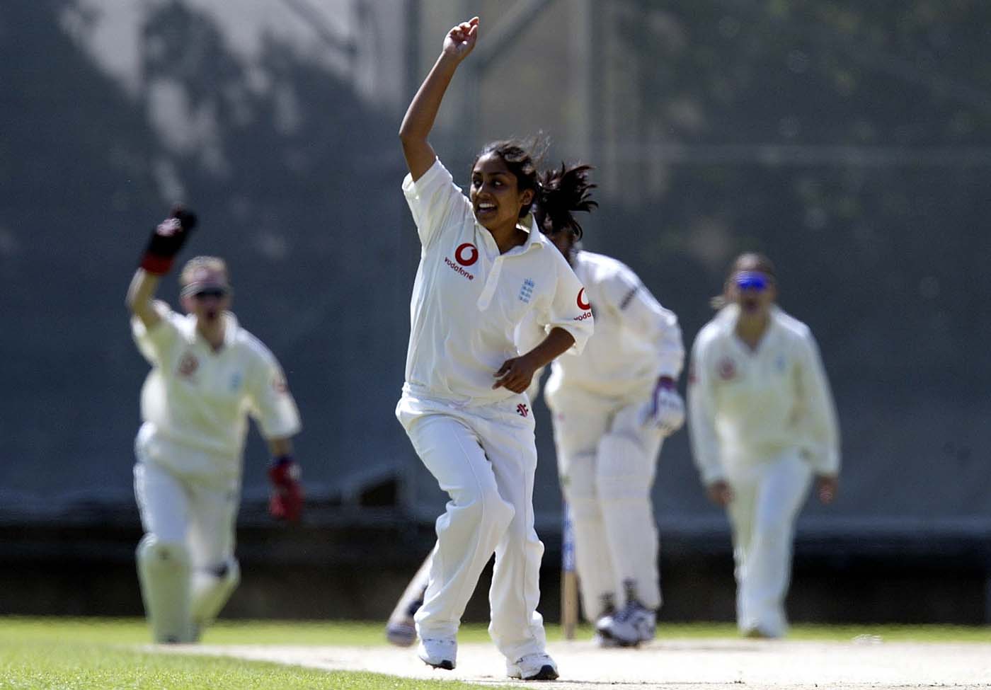 Isa Guha Appeals For A Wicket ESPNcricinfo