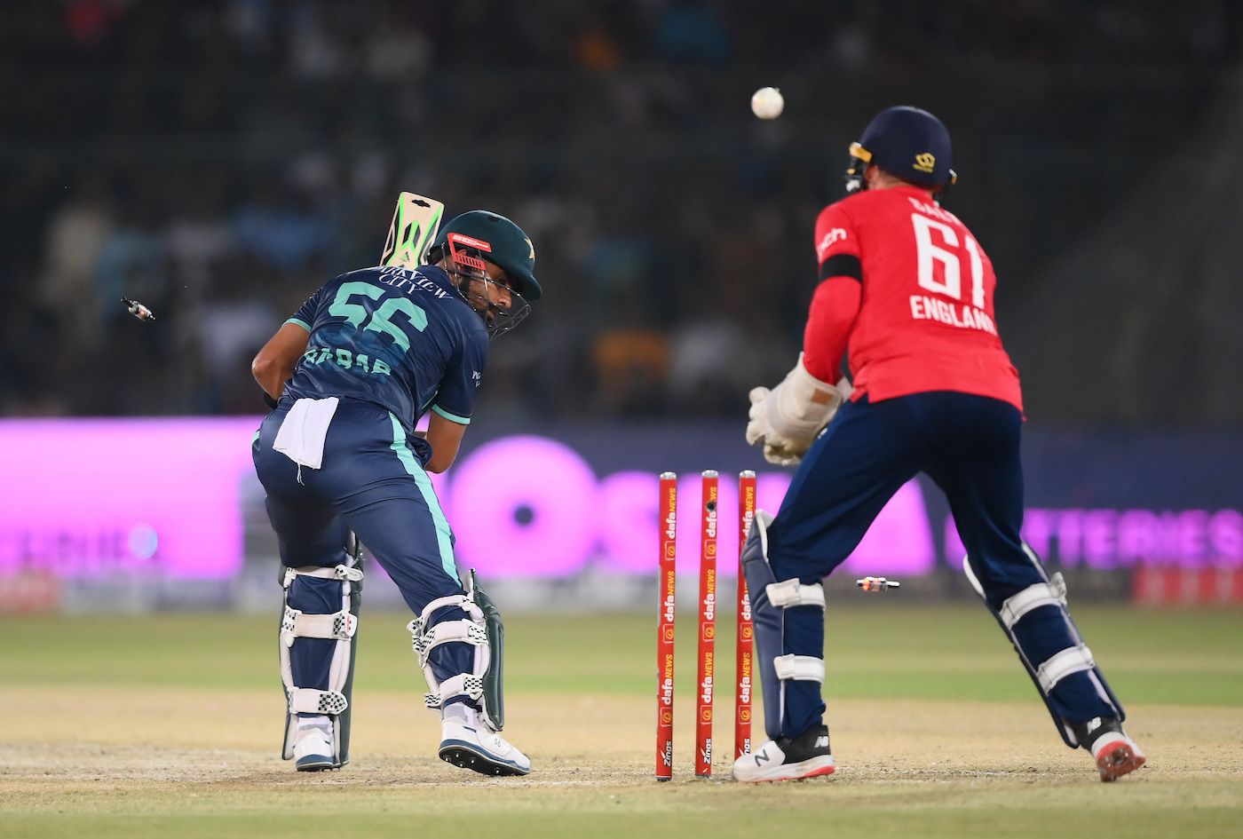 Babar Azam Loses His Stumps To Adil Rashid ESPNcricinfo