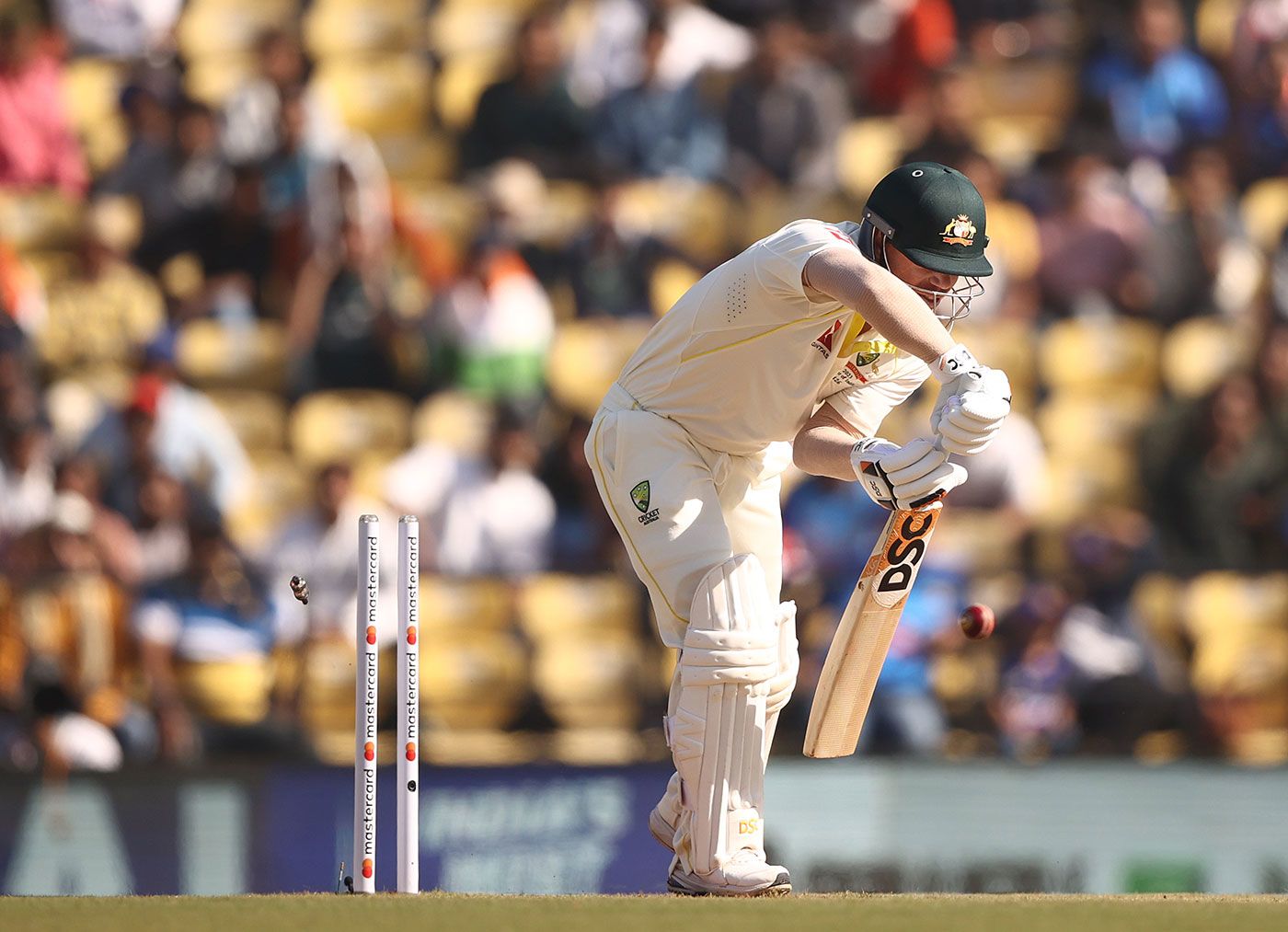 David Warner Lost His Off Stump Espncricinfo