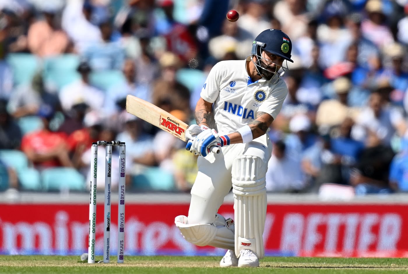 Virat Kohli Ducks Away From A Bouncer Espncricinfo