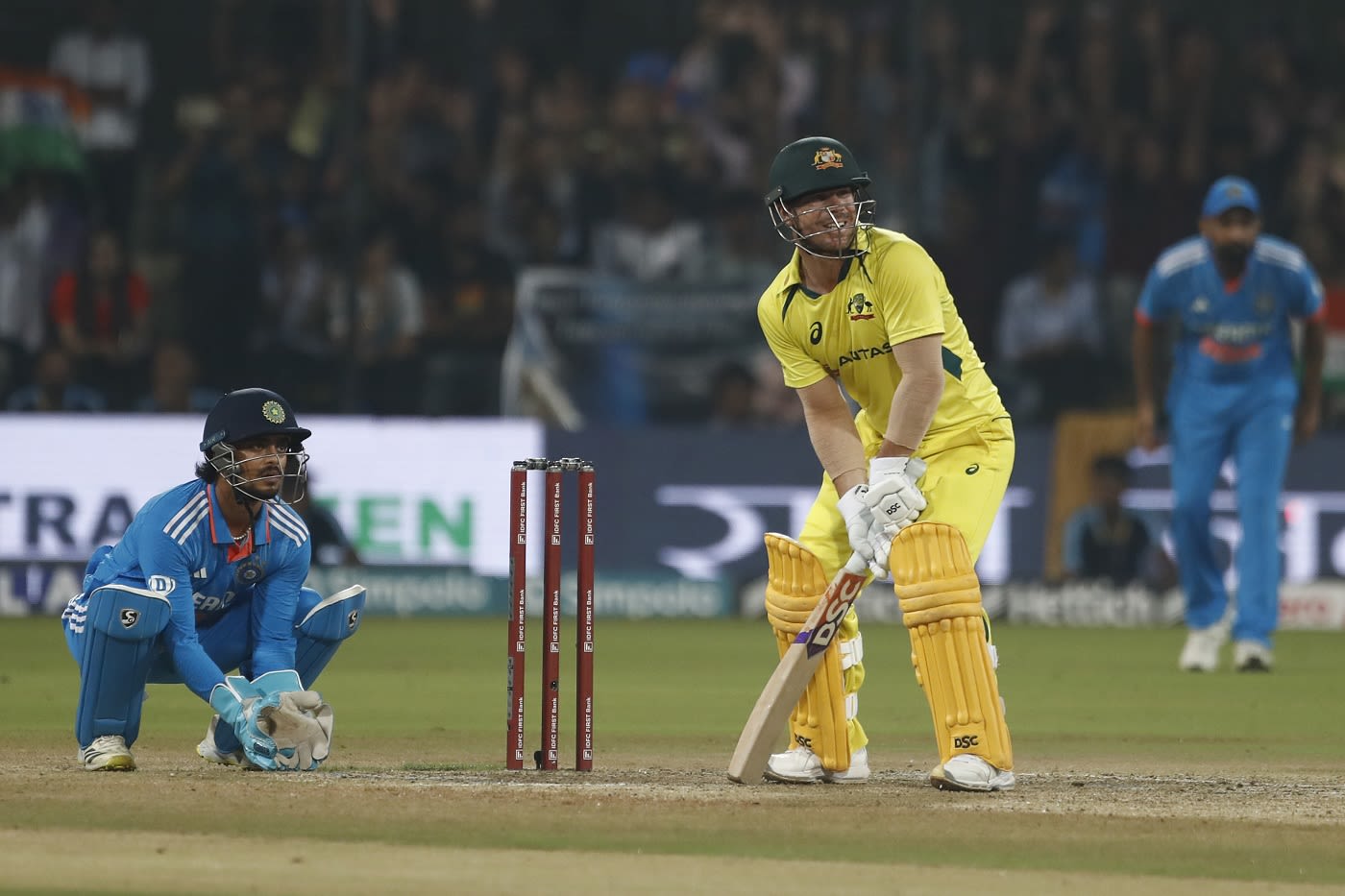 David Warner Bats Right Handed Against R Ashwin ESPNcricinfo