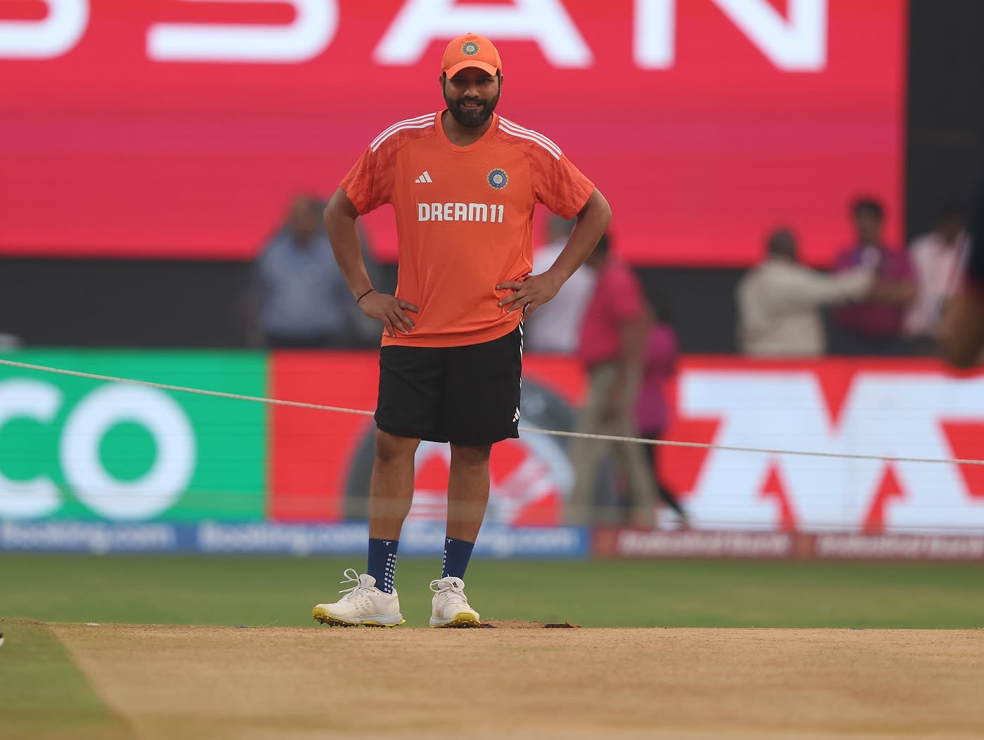 Rohit Sharma Gets Ready For A Training Session On The Eve Of India S