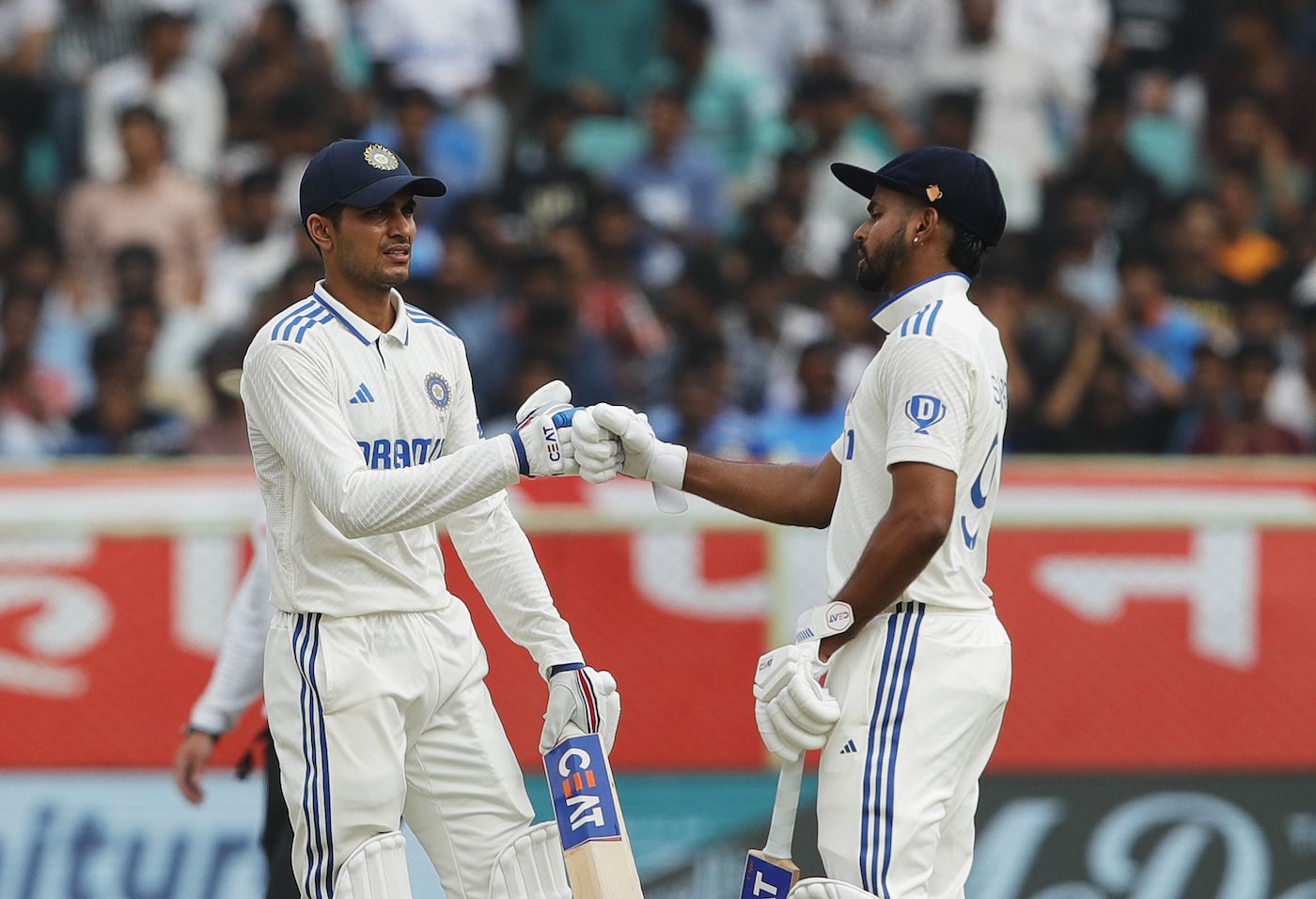 Shreyas Iyer And Shubman Gill Punch Gloves Espncricinfo