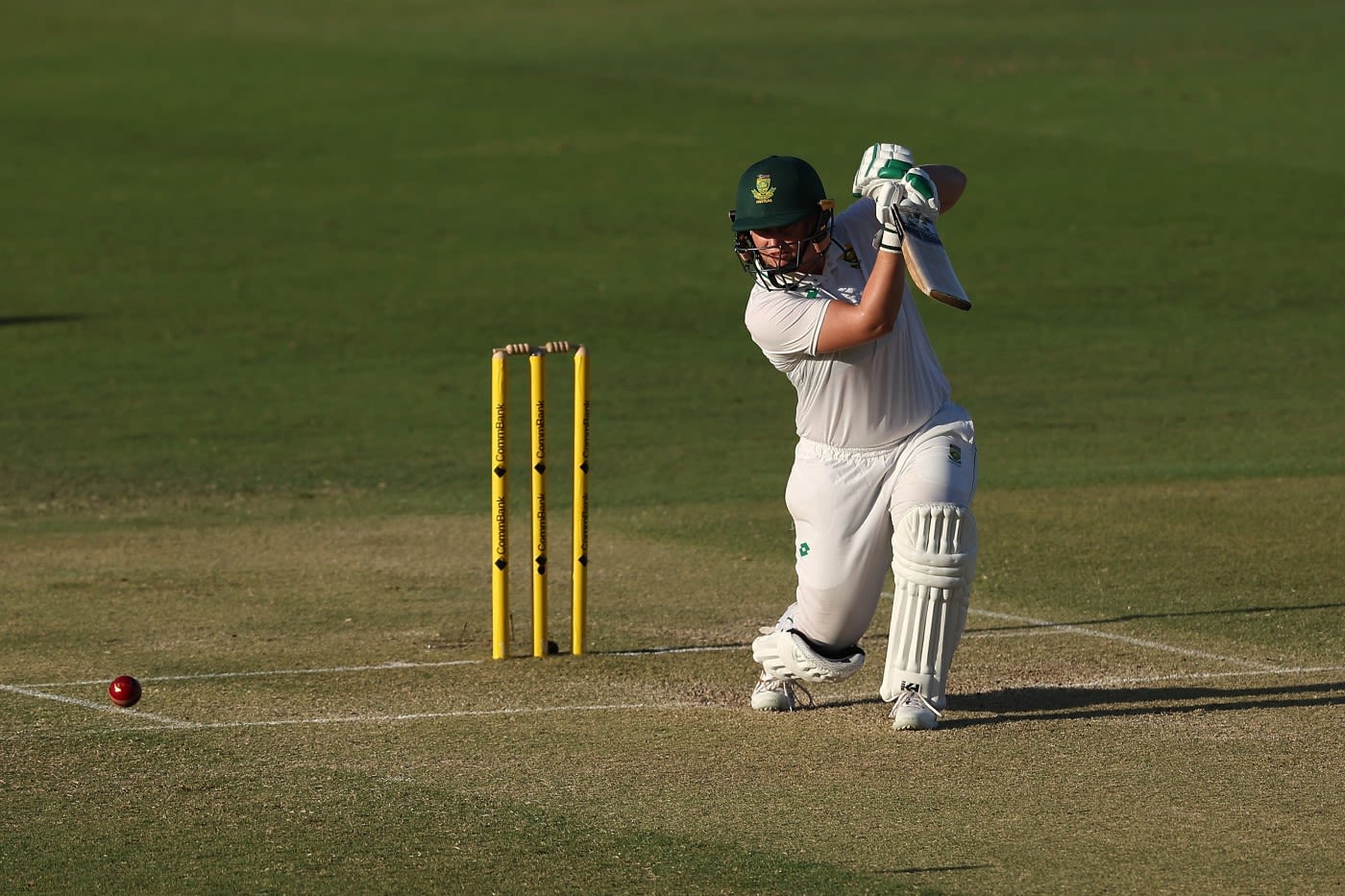 Delmi Tucker Drives Through The Offside ESPNcricinfo