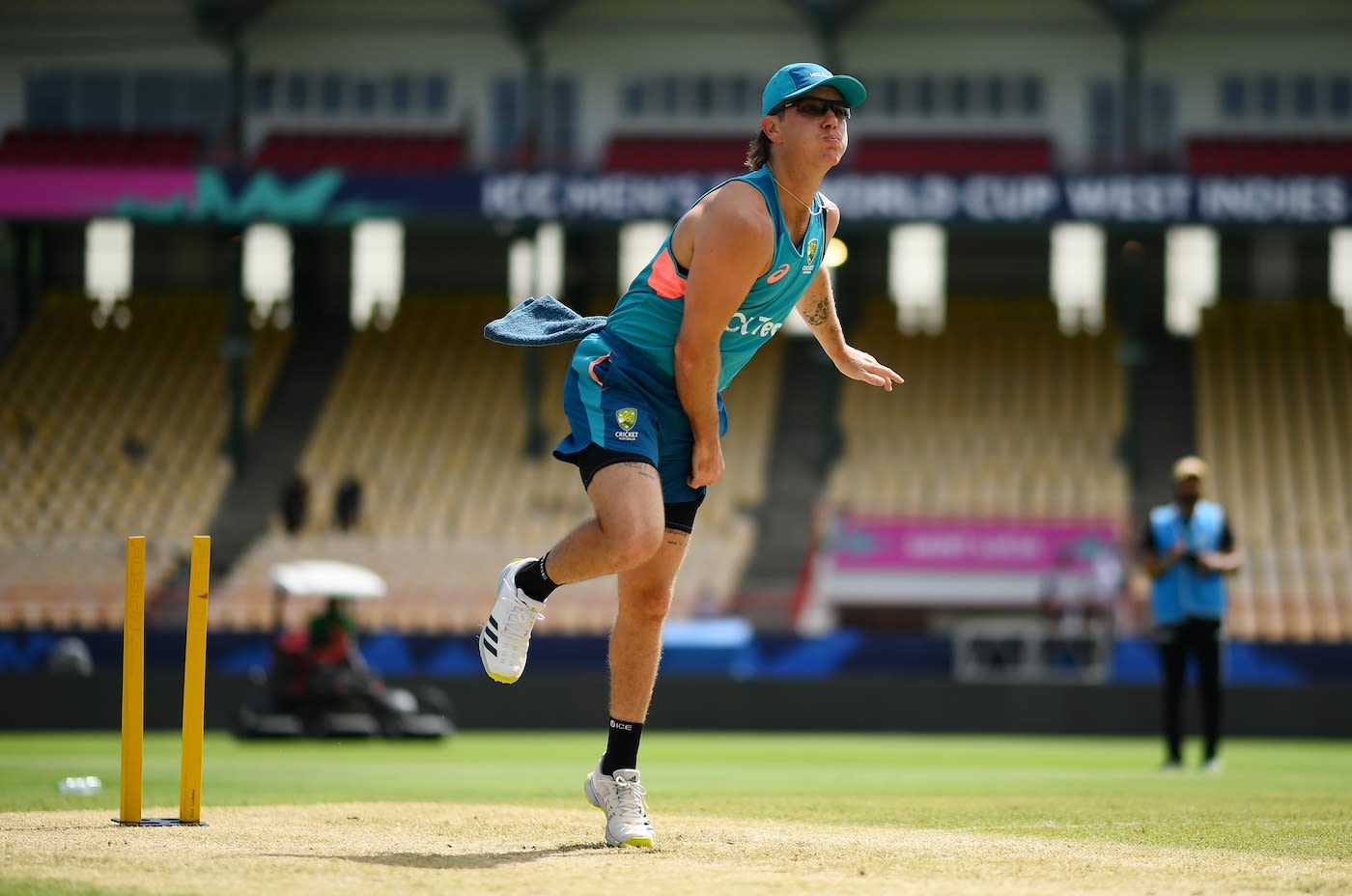 Adam Zampa Has A Bowl With His Cap On Espncricinfo