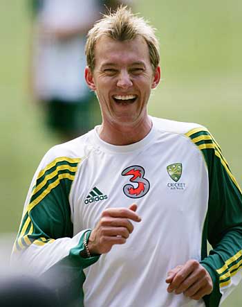 Brett Lee Is All Smiles Espncricinfo