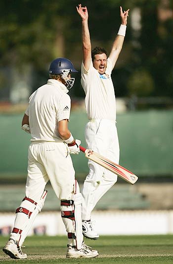 Michael Kasprowicz Celebrates A Wicket ESPNcricinfo