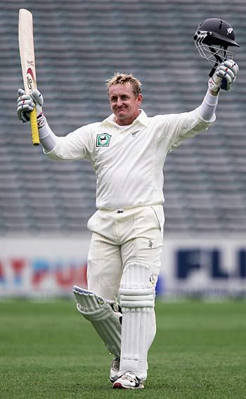 Scott Styris Celebrates His Hundred Espncricinfo