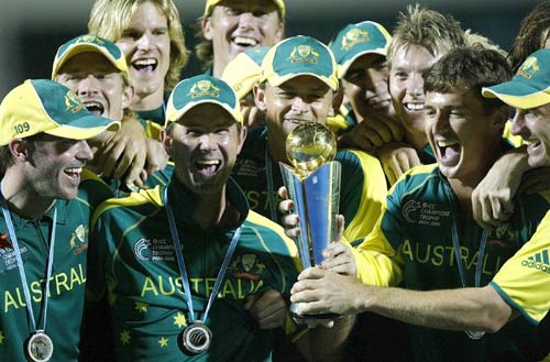 The Invincibles Australia Lift The Champions Trophy Espncricinfo