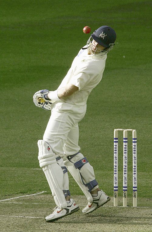 Cameron White Avoids A Bouncer ESPNcricinfo