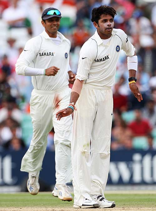 Sreesanth Does A Dance After Dismissing Kevin Pietersen ESPNcricinfo