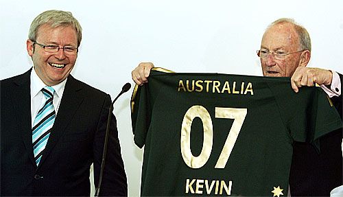 Cricket Australia Chairman Creagh O Connor Gives The Australian Prime