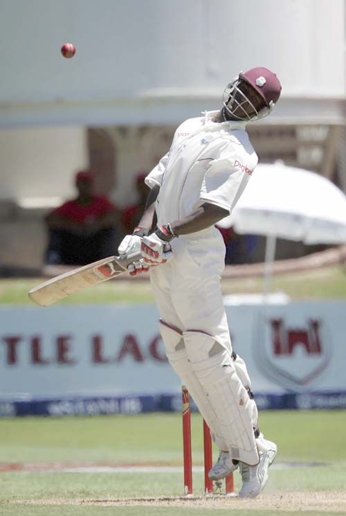 Darren Sammy Sways Away From A Bouncer Espncricinfo