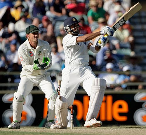 Vvs Laxman Pulls To Deep Midwicket Espncricinfo