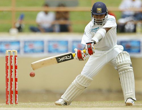 Mahela Jayawardene Cuts Square On His Way To A Hundred Espncricinfo