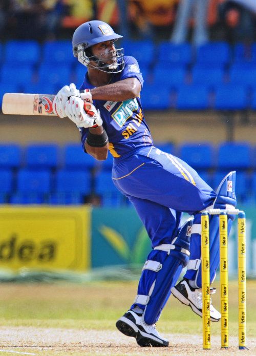 Mahela Udawatte Pulls The Ball During His Espncricinfo