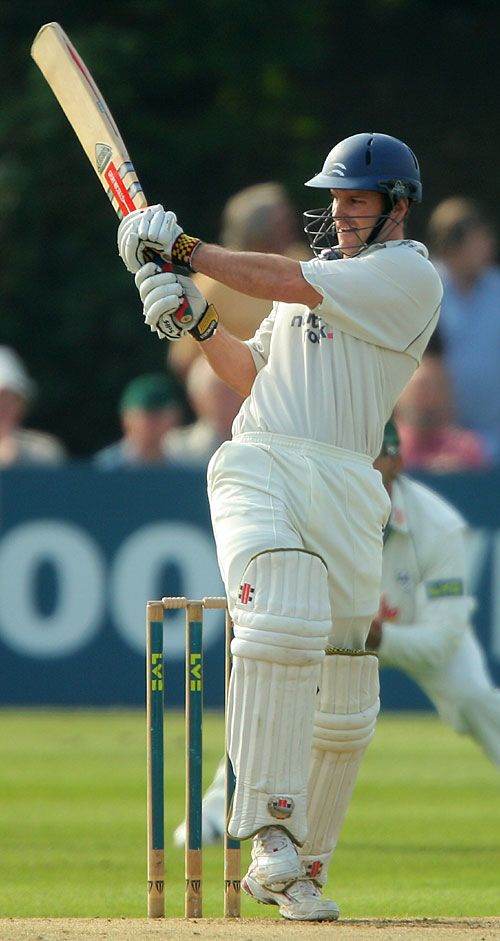 Andrew Strauss Pulls Through Midwicket On His Way To A Hundred